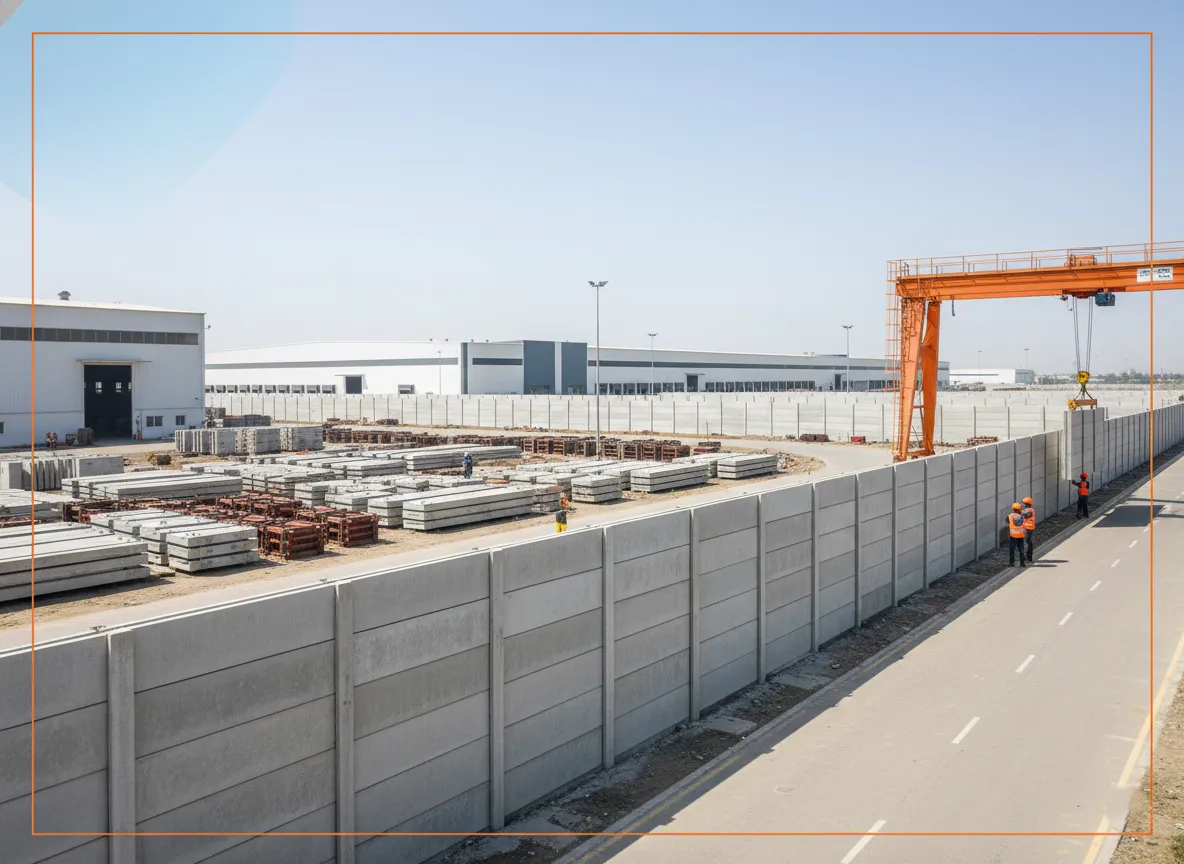 RCC Precast Boundary Wall Manufacturer in Ratlam